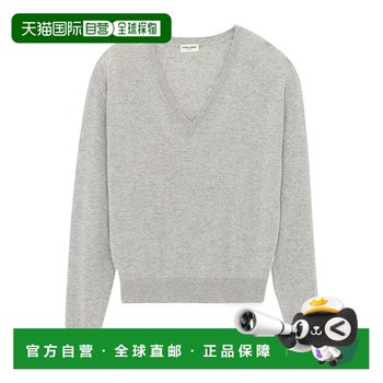 Hong kong direct mail saint laurent v-neck long-sleeved sweater 755558yall2