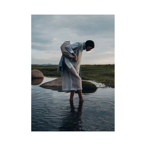 Европейская прямая рассылка POLENE Cyme Mini женская сумка оловянно-серого цвета из телячьей кожи