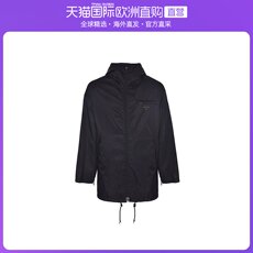 Куртка 香港直邮prada 普拉达 男士黑色防水外套 sgn847-i18-f0002