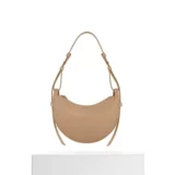 Европейская прямая почтовая почта Polene 2021 Осень и Зимняя Новая Numero Dix Beige Beige Smooth Colf Сумка пол месяца