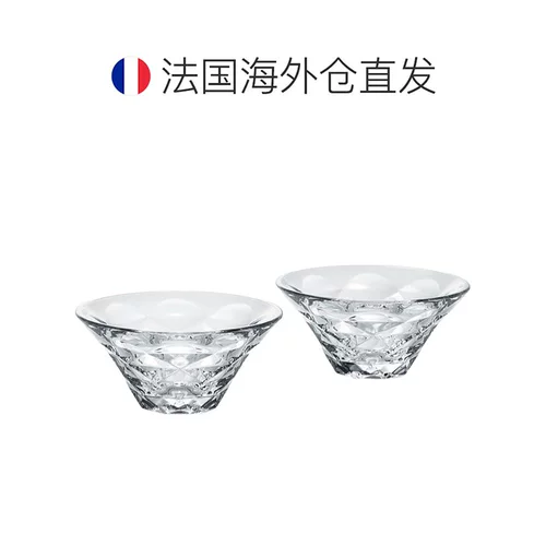 Европейская прямая почтовая рассылка Baccarat Barra Crystal Bowl Glaze Гладкая стенка режущей чаши для поверхности и гладкая 6 см.