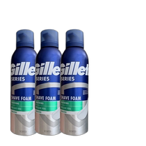 European direct mail British pharmacy Gillette soothing and reducing irritation sensitive skin shaving foam *3