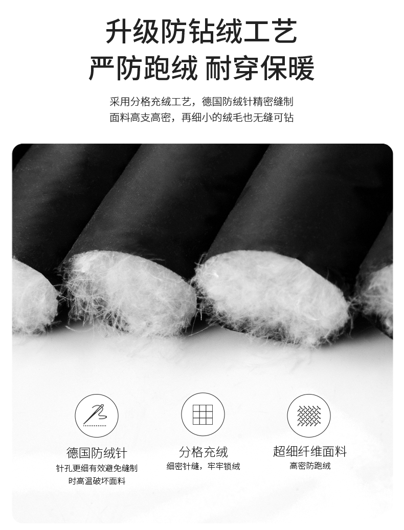 高梵 女士 90白鸭绒 时尚轻薄羽绒马甲 图5