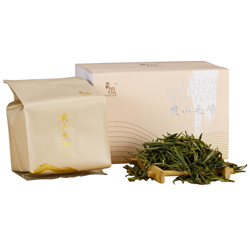 雅徽 黄山毛峰2019新茶80g小包装盒小袋茶叶高山绿茶散装雨前二级