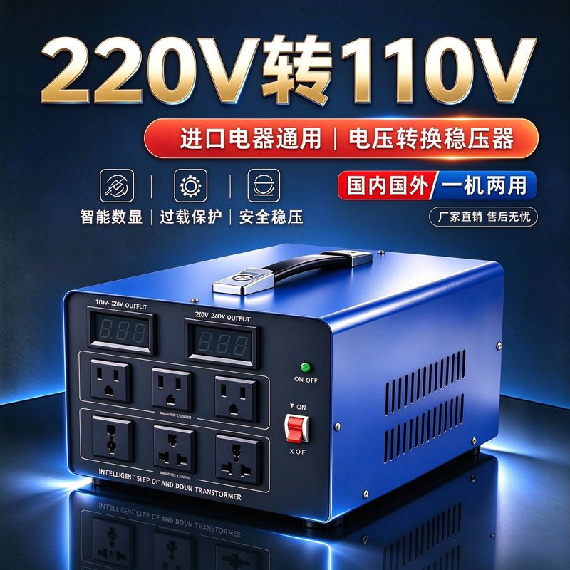 Power Transformer 220V to 110V, Us 120V High-Power Voltage Converter, 110V to 220V Japan Power Transformer 220V to 110V, Us 120V High-Power Voltage Converter, 110V to 220V Japan