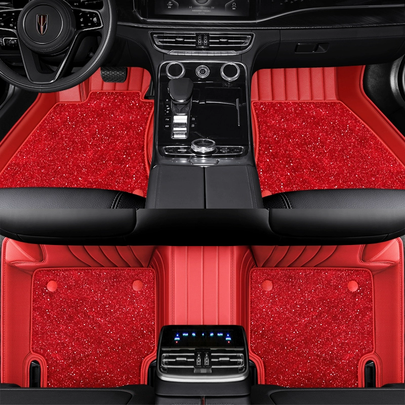 Thảm lót sàn ô tô bao bọc toàn bộ bằng da Hongqi HS5 E-HS9 E-HS3 H7 HS7 E-HS9 H9 H5 thảm lót sàn fortuner 2019 
