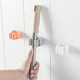 粘胶免打孔挂拖把夹卫生间滚轮居家挂钩浴室粘钩扫免钉卡座拖套装