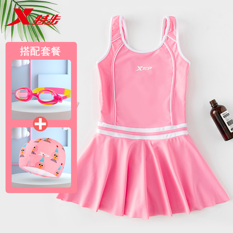 Special Step Children Swimsuit Girls CUHK Boy Princess Conjoined Dress Style 2024 New Swimsuit Baby Girl Swimsuit