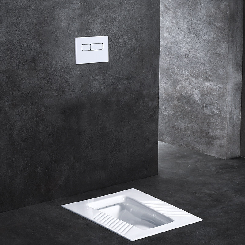 Göbiges big size squatting pan water tank suit deodorant squat pit style dressing room Entrance Wall Concealed stool