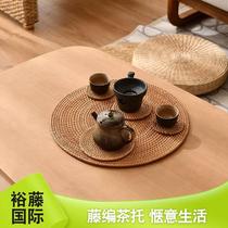 手工藤编织隔热垫家用杯垫茶杯垫壶垫餐垫盘碗垫砂锅垫防烫餐桌垫