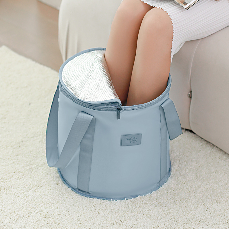 Bubble Foot bag Folds Foam Foot Bucket Travel Portable Water Basin Wash Foot Bag Insulation small basin over calf washing foot basin