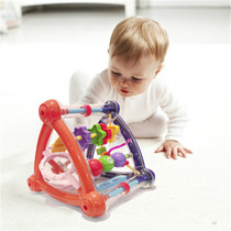 Big J and small D recommend baby multifunctional flip tripod rattles to exercise infants hands-on ability early education toys