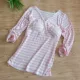 Áo lót cho con bú bằng vải cotton tinh khiết plus size Nhật Bản dành cho phụ nữ mang thai với miếng đệm ngực và bộ đồ ngủ không mặc áo ngực cho con bú tại nhà - Pyjama