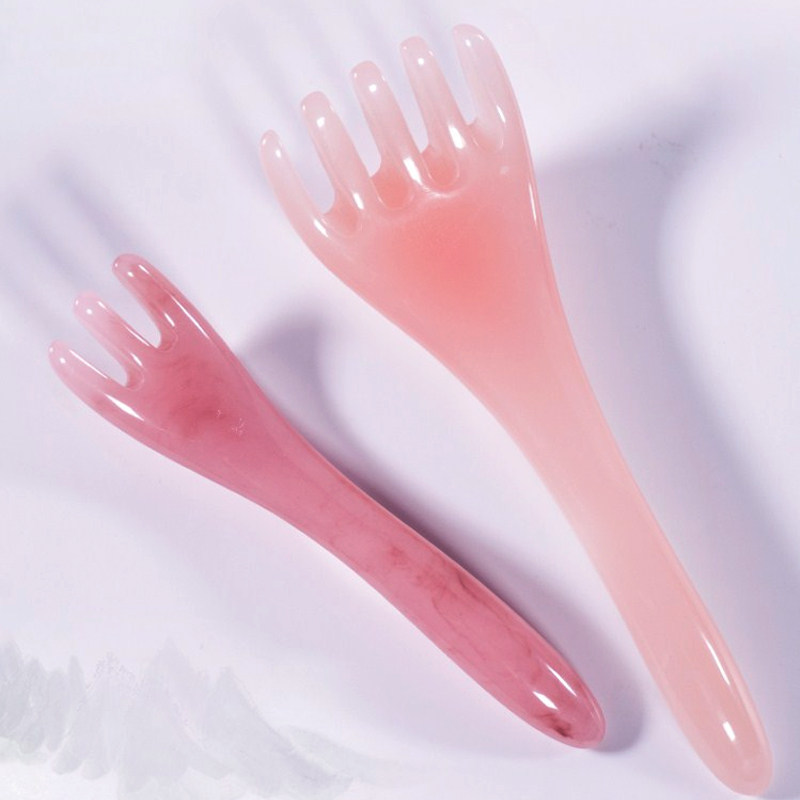 Three Jaws Five Paws Head Massage Head Therapy Comb Shoulder Back Scraped Meridians Scratching head deity Acupuncture Point Acupoint Diver Fascia pedicure Rod Pedicure