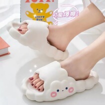 Cool Slippers Woman New 2022 Burst Shoes Tug Slippers Indoor home Xia Exterior wearing summer cool Drag woman Fashion bath