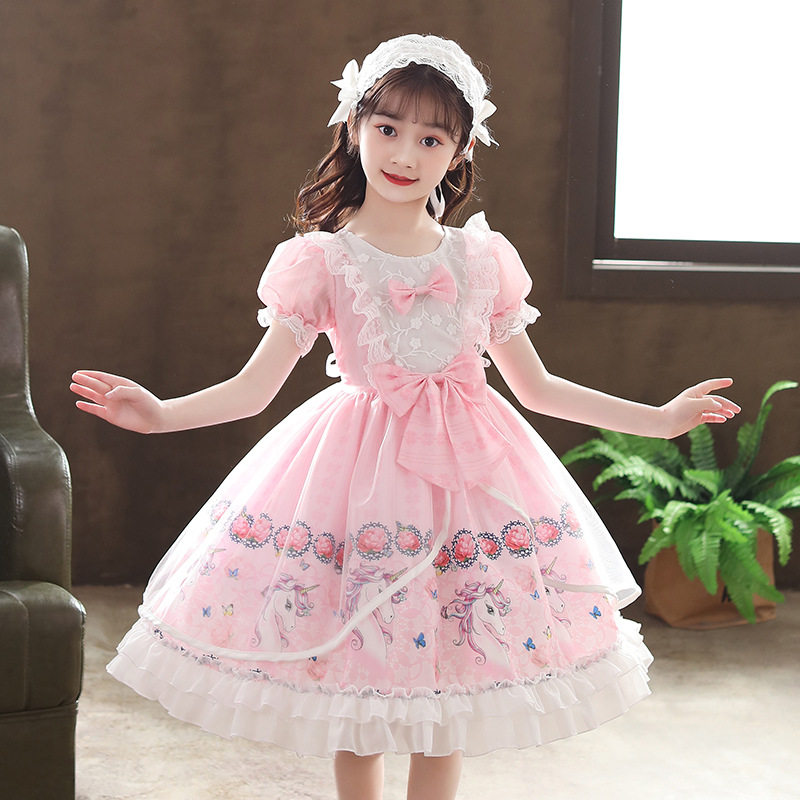Lolita skirt girls little girls summer skirt girls skirt children six-year-old girl dress Lolita princess dress