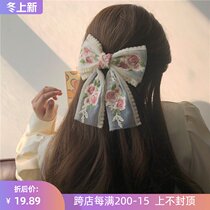 Floral headdress 2021 new high-end clip headdress summer hairclip hair card female summer fairy