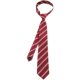 Men's and Women's Jk Striped Tie, Preppy Style, Japanese School Uniform Shirt, Formal Wear, Simple Burgundy Hand-Tied Tie