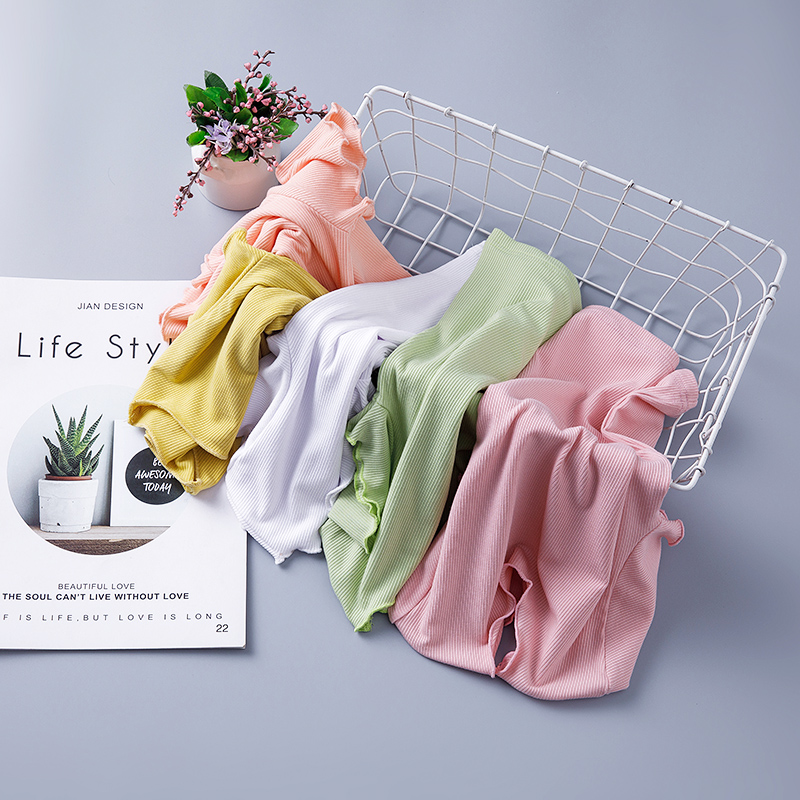 Girl Short Sleeve T-shirt 2022 Summer Dress New Ocean Dress Summer Half Sleeve Korean Version Children's Blouse Girl Tide