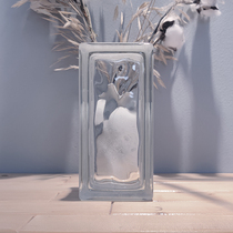 Import 90X190X80 Europex Cloud Fog TatXX_ENCODE_CASE_CAPS_LOCK_Off Half Brick Light Transmission Translucent Square Hollow Glass Brick Partition Wall