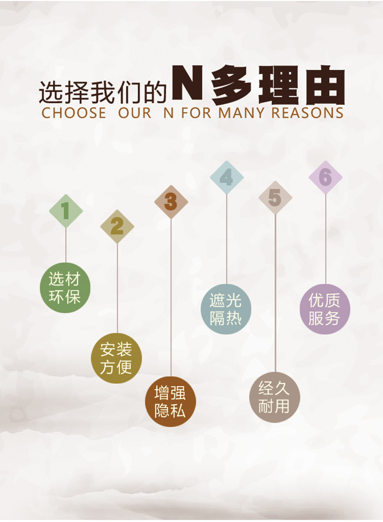 Шторы рулонные 百叶窗帘厨房防油防水免打孔中国风卷帘遮光卷拉式厕所窗户遮挡帘 Yi Han