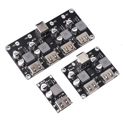 直流降压模块12V24V转QC3.0快充 单USB手机充电板支持苹果华为FCP