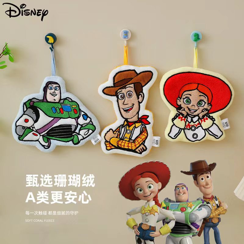 Authentic Toy Story Hand Towel, Hangable, Thickened Cloth, Kidsren's Bathroom, Kitchen, Buzz Lightyear Authentic Toy Story Hand Towel, Hangable, Thickened Cloth, Kidsren's Bathroom, Kitchen, Buzz Lightyear