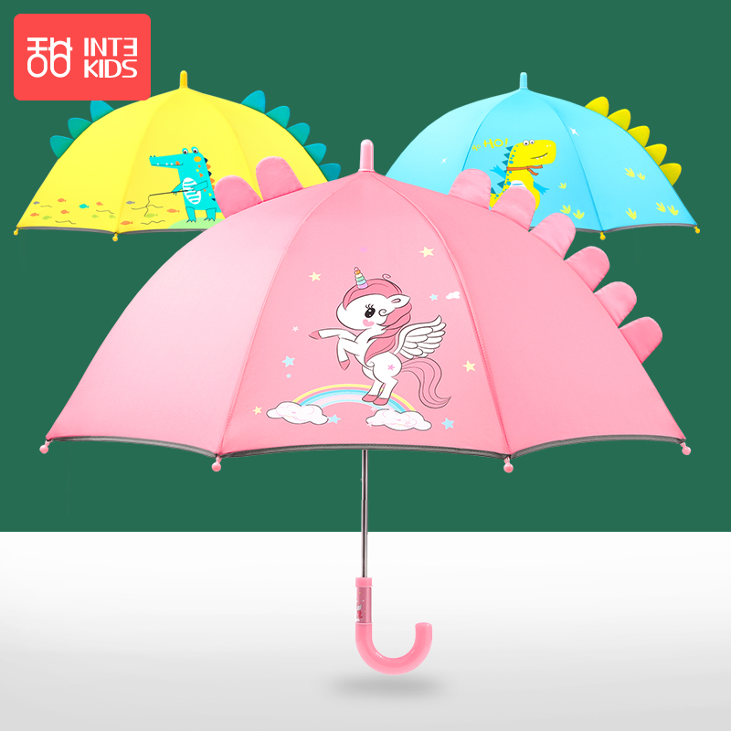 Children's Umbrella Kindergarten Baby male and female child children student cartoon to school small umbrella light dinosaur unicorn umbrella-Taobao