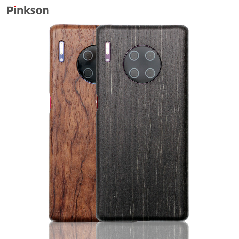 Pinkson suitable for Huawei mate30 mobile phone protective shell ultra-thin mate30pro protective sleeve Kevlarmate40pro solid wood grain wood anti-fall men and women