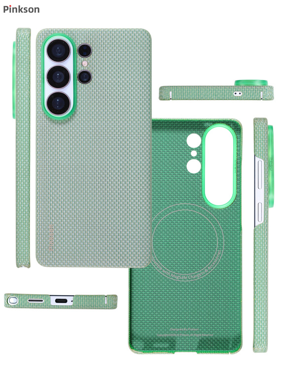 Pinkson Aramid Fiber Galaxy Minimalist Phone Case for Galaxy S26, and Galaxy S26, Galaxy S25, Galaxy S24 - view 11