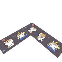 Special kitchen floor mats absorbent wash-free floor mats non-slip and oil-proof bathroom door mats long strips of carpet