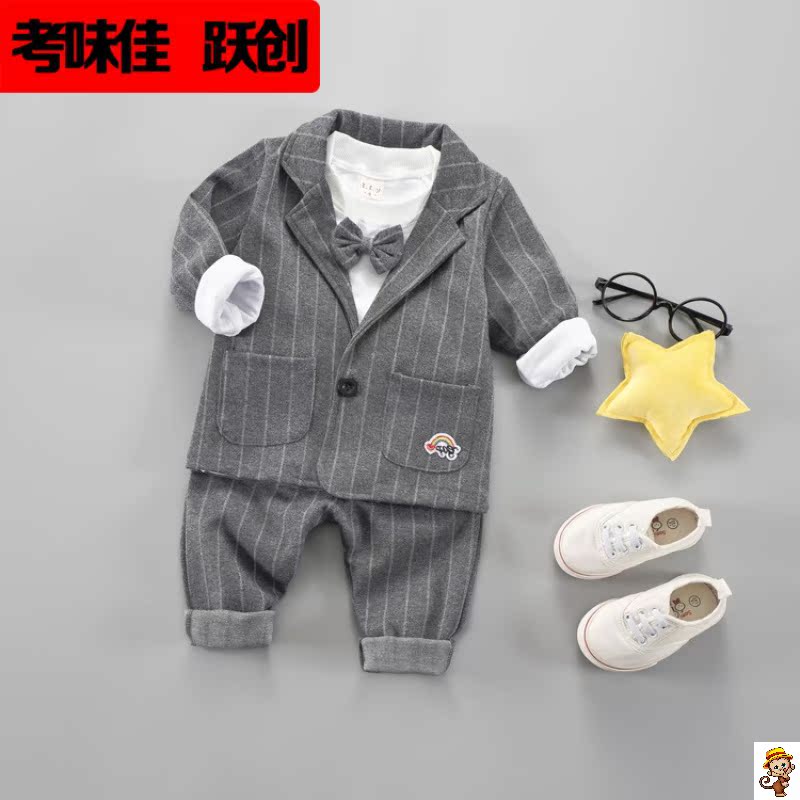 Một tuổi xuân váy baby baby mùa thu 0 quần áo 2 chàng trai nhỏ 3 bộ quần áo 4 sinh nhật mùa thu trang phục xu hướng.