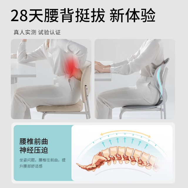 German backrest chair, waist protector, office ergonomics, hip protector, home comfort, long-term sitting, not tiring support