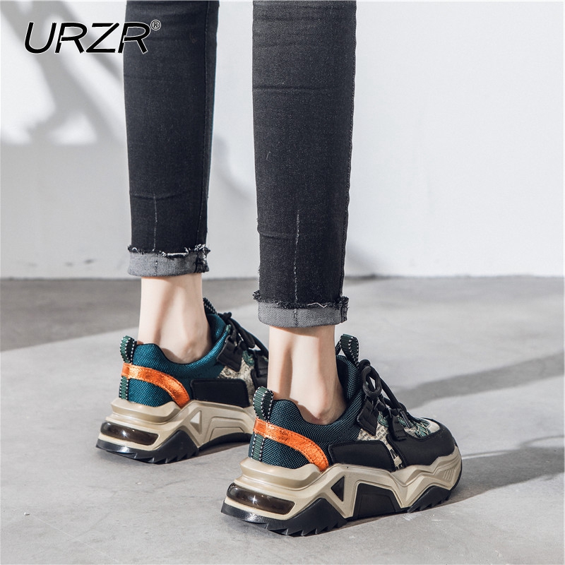 Black daddy shoes women's summer 2020 new Zhixun shoes ins tide thick bottom all-match color-blocking sneakers women's shoes