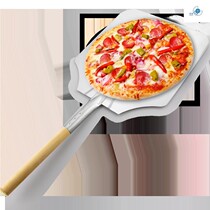 Stainless steel folding pizza shovel square European bag cake pizza transfer shovel stainless steel folding dense shovel baking
