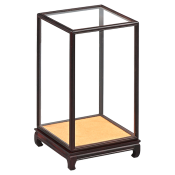 Rosewood buddha vase antique dust cover mahogany