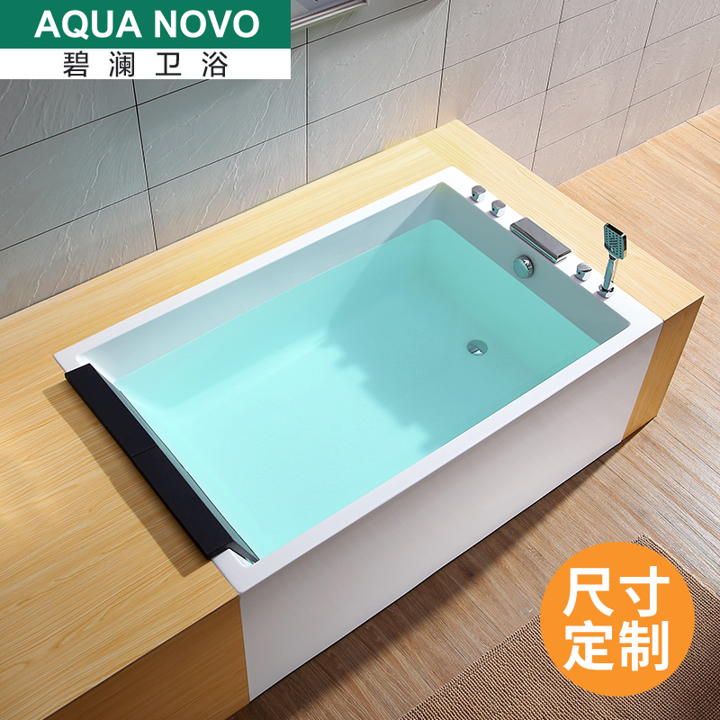 Bi Lan acrylic smart surf bathtub Household double constant temperature heating massage large size custom net red bathtub