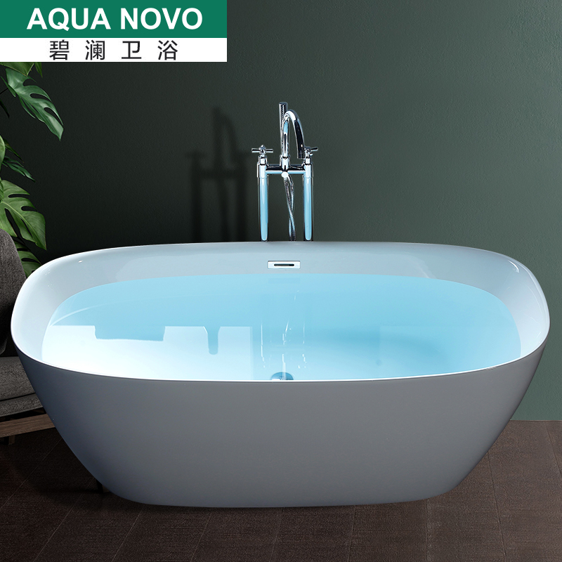 Bilan Home Small family style Bathtub Makeup room Adult children Independent type Net Red Acrylic Tub Bath 1 6m