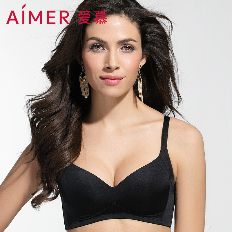 (Hole cup)AIMER love soft no trust no rim beauty back thin mold cup bra AM170551