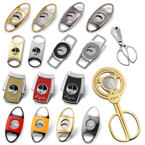 Lafuli Cigar Scissors Portable Metal Cigar Scissors 5 Chrome Stainless Steel Blades Harder and Sharper