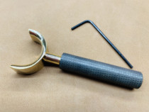 The cobbler old white rotary knife pure copper tool holder ceramic cutter head light and practical smooth rotation