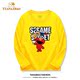 Trẻ em Sesame Street Hàn Quốc phiên bản của T-shirt dài tay áo lỏng lẻo cậu bé mùa xuân mỏng clothgirl đầu trẻ em nhấn thẻ đáy