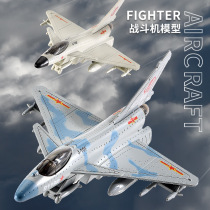 J 10 fighter jet alloy model of Chinese bomber simulation aircraft military affix for boys and childrens gift