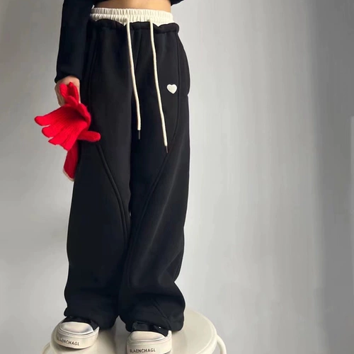 Флисовые демисезонные детские штаны, зимний пуховик, коллекция 2023, подходит для подростков, детская одежда