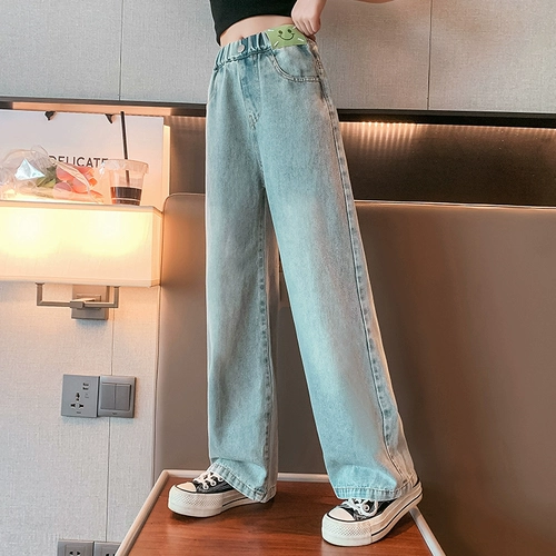 Летние детские штаны, джинсы, летняя летняя одежда, средство от комаров для отдыха, в западном стиле