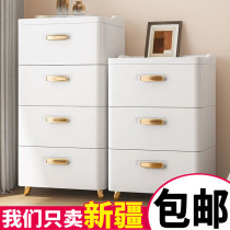 Cabinet drawer-style household living room toilet landing locker multi-floor Japanese bedroom bedhead locker