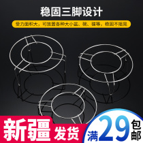 Kitchen stainless steel steamer high feet small steaming rack household steaming rice insulation rack steamer stand water steaming vegetable shelf