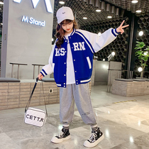 Girl Baseball Uniform Spring Autumn Tide Card 2022 New Yangqi CUHK Scout Infrared Fried Street Fashion Spring Dress Trendy