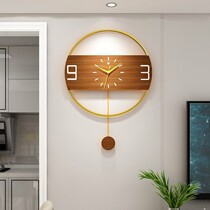 Nordic clock wall clock living room modern simple atmospheric wall clock art light luxury home decoration fashion wall watch
