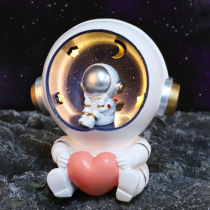 Astronauts Save Money Pot Children Boy Cute Cartoon Creative Nightlight New Anti-Fall Large Capacity Savings Tank Big